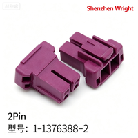 Connecteur de câblage femelle 2 broches TE 1-1376388-2 d'origine de haute qualité pour accessoires et bornes de connecteurs d'équipements électriques