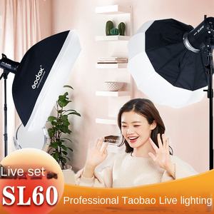 <span class=keywords><strong>Godox</strong></span>-Luz LED de relleno para fotografía, <span class=keywords><strong>SL60W</strong></span>, anclaje para habitación de transmisión - Product Image 4