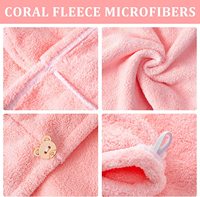 Microfibre de haute qualité Super absorbant torsion séchage des cheveux Turban Wrap serviette douce éponge maison bain Salon utilisation disponible en gros