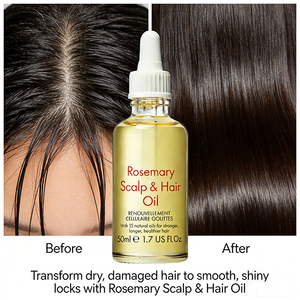 Rosmarin-Haarpflege Ätherisches Öl zur Nährung der Kopfhaut, Reparatur von Geschädigtem Haar und Stärkung der Haarwurzeln - Product Image 6