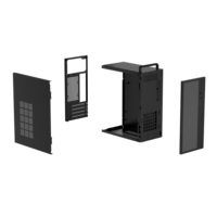 Casing PC Gaya Kantor Mid Tower Micro ATX dengan Material SPCC 0.8mm dan Pegangan
