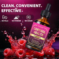 Complément Liquide Végétalien Personnalisé 10-en-1 à Base de Plantes pour le Soutien de la Santé du Cortisol avec Vitamines C, D3 et Magnésium pour le Système Immunitaire et Nerveux