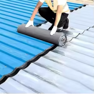 Membrane d'asphalte imperméable pour la réparation des toits en tôle, bleu et <span class=keywords><strong>rouge</strong></span>, résistante à l'eau, en caoutchouc bitumineux, <span class=keywords><strong>prix</strong></span> de gros - Product Image 2