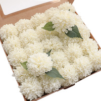 Meilleures ventes : Fleurs artificielles Dahlia à bulles, Pompons à bulles, Tiges de chrysanthèmes pour DIY Mariage et Saint-Valentin