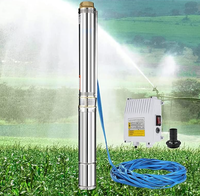 Pompe à eau submersible série 3SDM 0,33 CV pour l'irrigation agricole haute pression, pompe pour puits profond