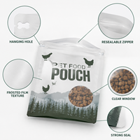 Friandises pour chiens lyophilisées entièrement naturelles à ingrédient unique, imprimées par gravure, en sachet stand-up, aliments pour animaux de compagnie, snacks au sushi, au lait et à la gelée - Vente en gros