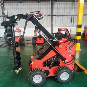 Hızlı teslimat! Shangling mini parça skid nokta dönüşlü yükleyici dizel 360 460 480 750 mini skid nokta dönüşlü yükleyici 800kg 1ton 1.2ton 1.5ton