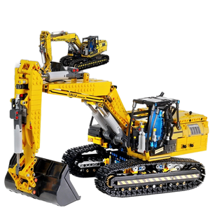 Yuxing pour Mold <span class=keywords><strong>King</strong></span> modèle d'excavatrice à haute difficulté 13112 blocs de construction d'assemblage pour adultes ensembles sur le thème de la voiture en plastique - Product Image 1