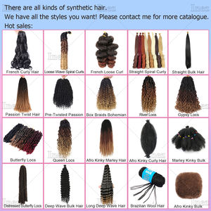 Extensiones de Cabello Sintético <span class=keywords><strong>GoGo</strong></span> Curl de 18 y 24 Pulgadas, Ondas Bohemias, para Mujer, Color Negro Natural, para Trenzas Profundas - Product Image 6