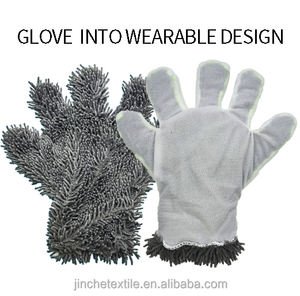 Guante de microfibra para lavado de coches, guante de lavado de autos, guante de lavado de vehículos - Product Image 1