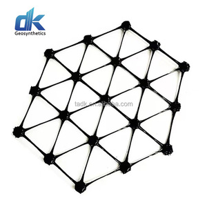Grille triaxiale en polypropylène pour stabilisation du gravier, <span class=keywords><strong>pavé</strong></span> en plastique pour gazon, grille plastifiée, géogrille triaxiale en PP - Product Image 2