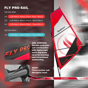 Tabla de Windsurf Inflable Segura y Estable de Buena Calidad de Proveedores Chinos, Tabla de Paddle Surf con Vela para Adultos - Product Image 3