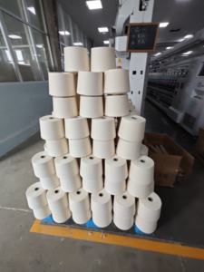 100% コットンヤーン80sコンパクトコーマ加工BCI汚染なし - Product Image 4