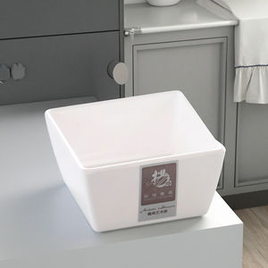 Bols à salade de fruits carrés en plastique, garantie commerce de gros, incassables en mélamine - Product Image 2