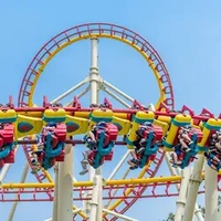 Montaña rusa para la venta simulador Parque de Atracciones precio paseo para la venta portátil tirolesa VR Parque niños jardín mini montaña rusa