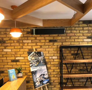 1200W Metal Carbon Crystal Electric Infrared Heater Wall-Mounted <b>Remote</b> <b>Control</b> Waterproof for Winter Indoor Household/Outdoor - Product Image 4