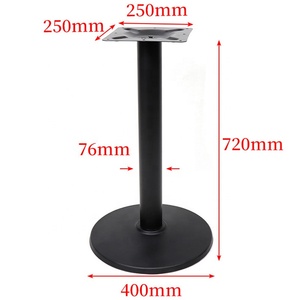 Moderno tavolo da pranzo di lusso basi <span class=keywords><strong>in</strong></span> argento nero cromato oro ghisa per Bar ristorante cucina gambe <span class=keywords><strong>in</strong></span> acciaio inox - Product Image 4