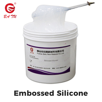 Encre de gaufrage en silicone de haute qualité avec un bon effet de modelage pour la sérigraphie sur tissu