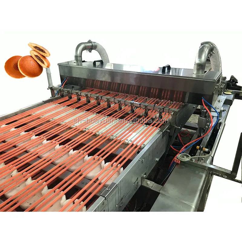 HYTLS-900 5-8Cm 2000 Stuks/h Industriële Dorayaki Pannenkoek Machine Japanse Cake Fabrikant Van China Leverancier