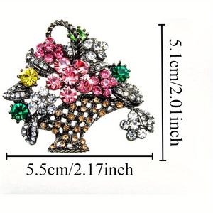 Broche de Diseño Floral Barroco de Lujo para Hombre y Mujer, Regalo Sorpresa para Parejas en Bodas y Festivales - Product Image 4