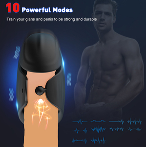 Godet Masturbateur en Silicone et ABS pour Jeunes Hommes avec Vibration et Étanchéité IPX5 pour Masturbation Masculine et Entraînement du Gland - Jouet Sexuel Adulte - Product Image 6
