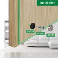 Acier inoxydable Décoration Verre Miroir Vis Clous Attaches Bon marché Meubles Quincaillerie Fixation Publicité Vis Couvercle