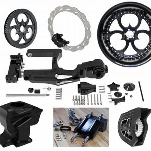 Pièces de moto INCA KING, usine de personnalisation, usinage CNC, aluminium anodisé, kit de bras unique personnalisé pour Vrod Muscle, neuf, garantie 1 an - Product Image 1