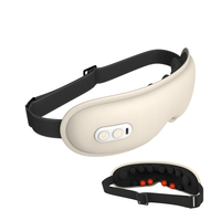 Soulagement du stress sans fil intelligent compresse chaude électrique soins oculaires masque de sommeil par vibration rechargeable masseur pour les yeux