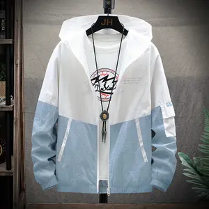 Ropa de Protección Solar para Hombre, Chaqueta Casual Coreana con el Mismo Estilo de Piel, Chaqueta Deportiva Juvenil a la Moda - Product Image 1