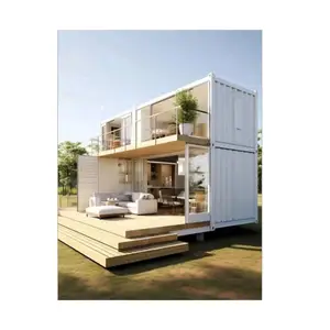 High-quality residential living deluxe prefab houses 40-foot expandable container houses with bathrooms