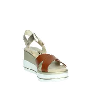 Cinzia <b>Soft</b> Donna Wedge Sandal Cuoio Leather Platform Heel Size 38 - Product Image 4