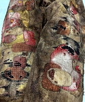 Veste zippée patchwork Boro pour homme, style vintage délavé, avec broderie Sashiko, poches effilochées, coupe oversize courte, streetwear OEM