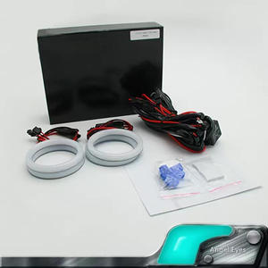 Accesorios de coche de doble Color blanco/amarillo LED Halo anillos algodón luz 2D Coupe LED SMD Angel Eyes Kit lámparas para Lexus Es300 <span class=keywords><strong>2002</strong></span> - Product Image 2