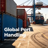 Expédition de conteneurs mondiaux, transport maritime de marchandises, suivi des frets et déclaration en douane pour toutes les expéditions export