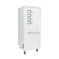 Régulateur de tension automatique triphasé TNS-90KVA SVC AC/DC en cuivre, sortie 380V, fréquence 50/60Hz