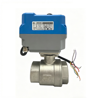 Vanne à bille motorisée modulante DN8-DN50 4-20mA en acier inoxydable 316L avec filetage femelle pour le contrôle de l'eau
