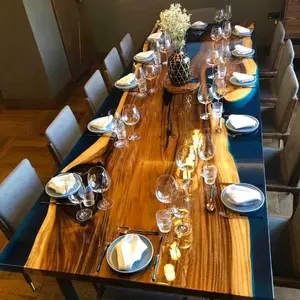 <span class=keywords><strong>Mesa</strong></span> de Comedor de Madera Sólida de Lujo con Diseño de Río, <span class=keywords><strong>Mesa</strong></span> de Restaurante, <span class=keywords><strong>Mesa</strong></span> de Resina <span class=keywords><strong>Epoxi</strong></span> - Product Image 5