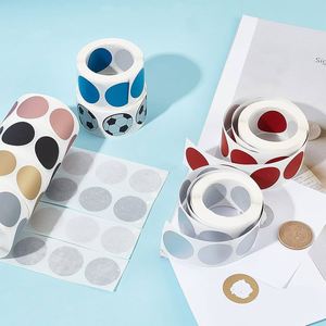 Venta de Fábrica: Rollo de Pegatinas Redondas Adhesivas de 1 Pulgada (25mm) para Rascar, Tarjetas de Rascar Personalizadas, Pegatinas Creativas para Sorteos - Product Image 6