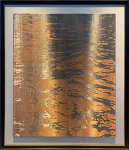 Tapiz de malla metálica de lujo, pintura artística personalizada, ignífuga, resistente al óxido, decoración mural para villa, pasillo, casa de alta gama - Product Image 3