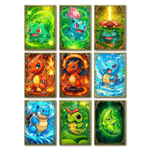 Cartes à collectionner Pokémoned en métal, édition limitée, art de bande dessinée mignon, boîte de booster, jeux de société, jouets pour enfants, cadeaux - Product Image 4