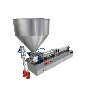Durable stainless steel semi automatic filling machine paste honey cream bottle filler with high accuracy