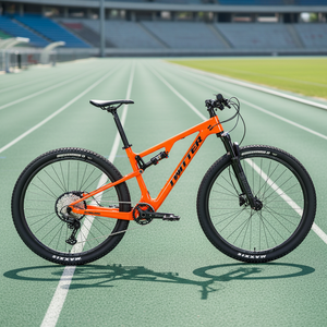 <span class=keywords><strong>Bicicleta</strong></span> de Montaña Económica de Fibra de Carbono con Suspensión Trasera, <span class=keywords><strong>Deore</strong></span> de 12 Velocidades, para Hombre, Cross Country, Suspensión Completa, <span class=keywords><strong>29</strong></span> Pulgadas, Pedal Ordinario - Product Image 1
