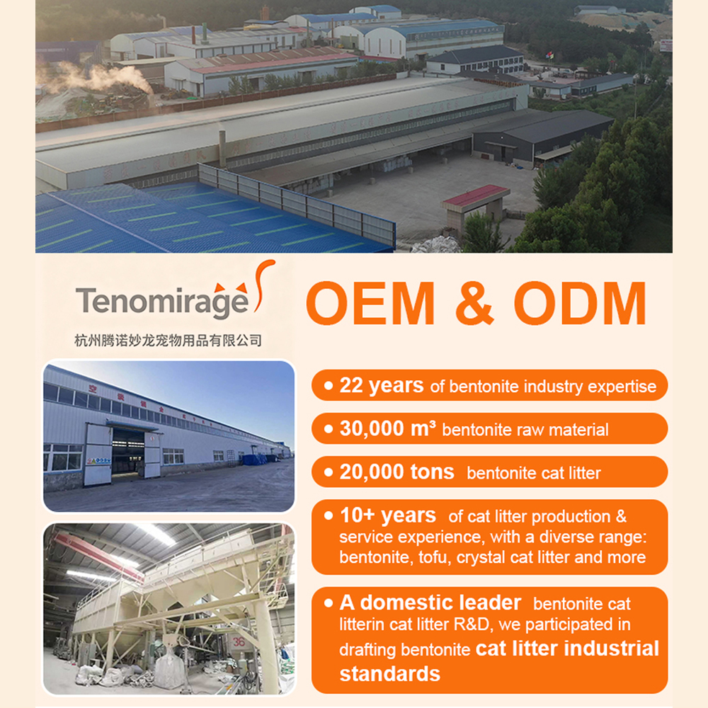 Bentonite Cat Litter - Tengnuomiao Brand (Model: TN-H101) - Wholesale Supplier Information