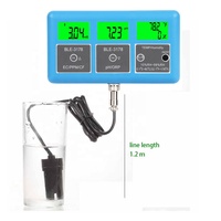 YINMIK BLE-3178 Moniteur de qualité de l'eau multifonctionnel sept-en-un en ligne pour aquarium, test de pH, EC/ORP, surveillance en ligne 0.01pH