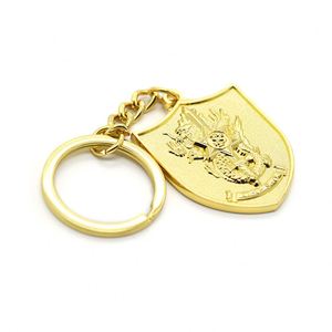 Porte-clés personnalisé découpable John Wick Blood Oath Marker Coin, plaqué antique, avec lion 3D - Product Image 3