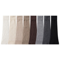 Mode chaud laine plus épais jambières à motifs tricot femmes genou haut Slouch filles coréen jambières
