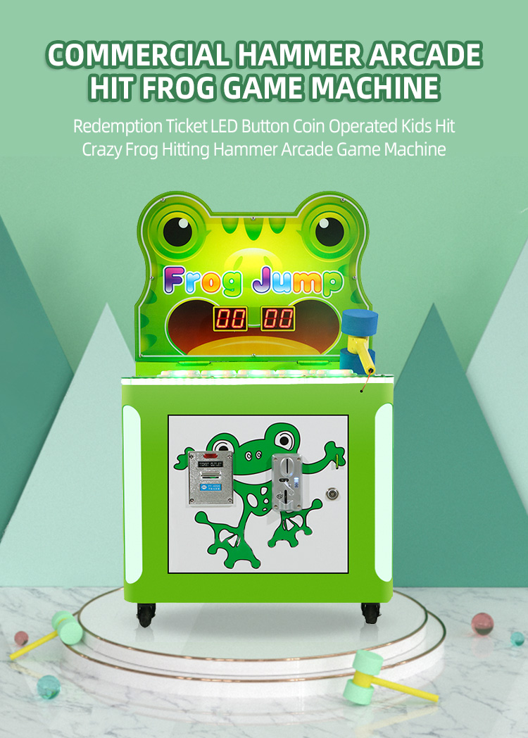 Coin Operated Crazy Frog Arcade Machine - Hammer Hit Games