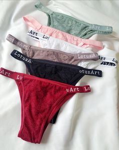 Ropa interior sexy para mujer: Bragas con tirantes <span class=keywords><strong>de</strong></span> letras, bragas <span class=keywords><strong>de</strong></span> bikini tipo tanga, bragas <span class=keywords><strong>de</strong></span> <span class=keywords><strong>encaje</strong></span> invisibles <span class=keywords><strong>de</strong></span> corte alto y atrevido. - Product Image 6