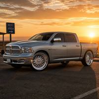 Nouvelles jantes forgées en aluminium sur mesure 20-24 pouces, finition chrome miroir, design turbine, à déport profond, 8 trous, pour Escalade Chevy Luxe