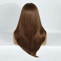 Perruques Lace HD sans colle, longues, blondes, brunes, lisses, en cheveux humains et fibre haute température, pour femmes, vente en gros